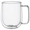 Cold Drink Milk Cup With Handle, Coffee Cup, High Temperature Resistant Double-Layer Heat Insulation Household Transparent Glass