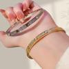 Kajia 18K Gold Zircon Star Bracelet for Couples