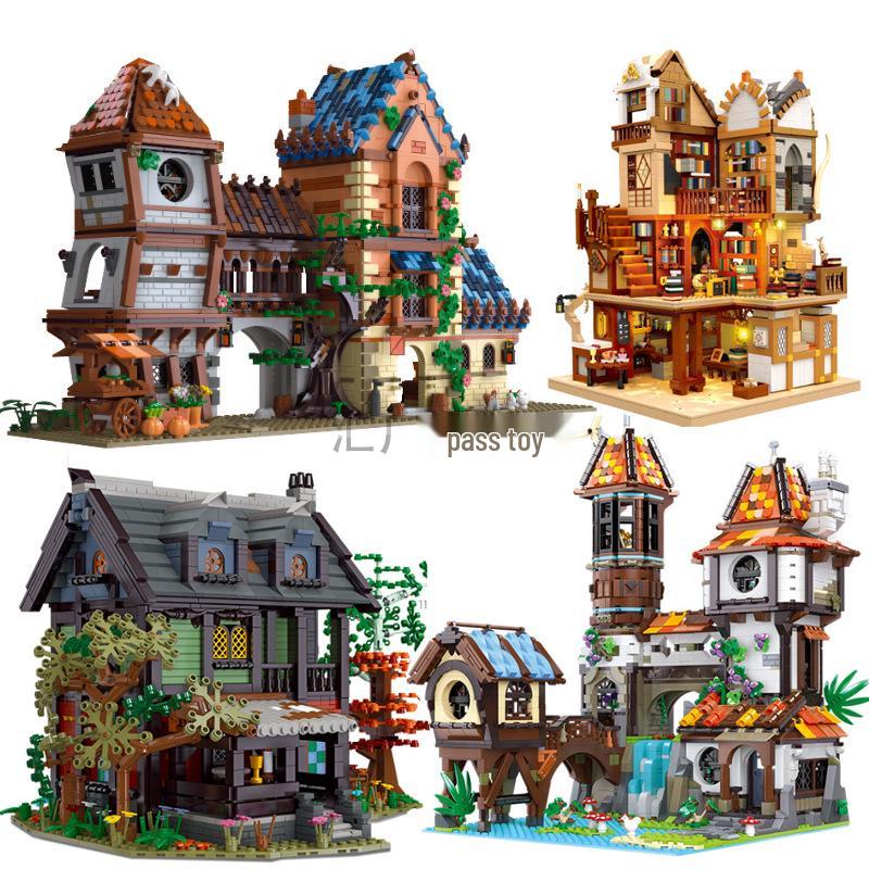 Jie Xing Street View Series Inn Model Building Blocks - Boys' Ornaments & Toys