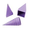 Jewelry Wire Forming Tool Set with 3 ABS Plastic Mandrels, Graduated Shaping Surfaces, and Open Hollow Bases for Crafts