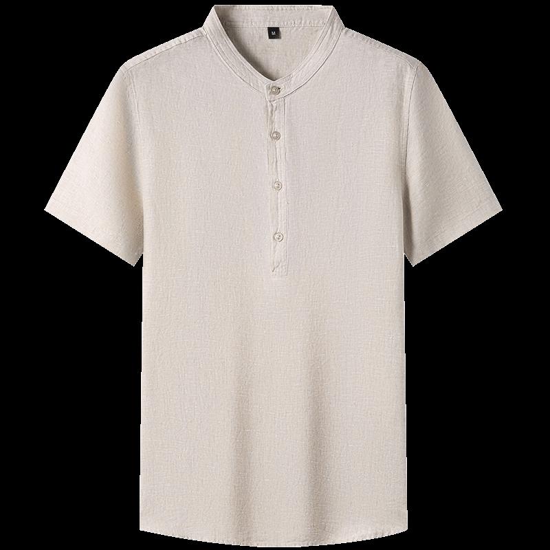 Pierre Cardin Men's Linen Short Sleeve T-Shirt