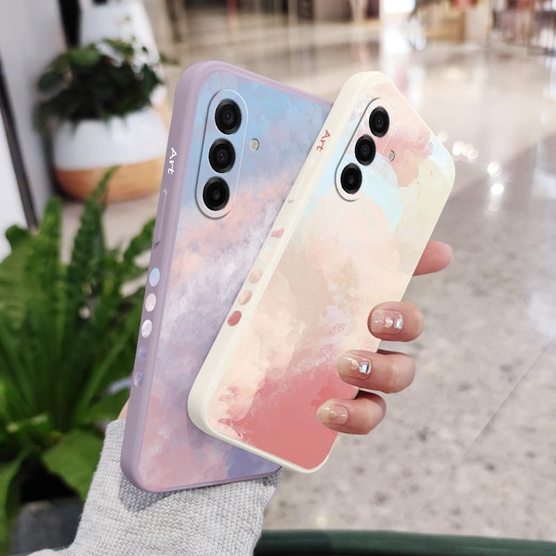Artistic Patterns Phone Case For Samsung Galaxy A37 A57 Liquid Silicone Cover