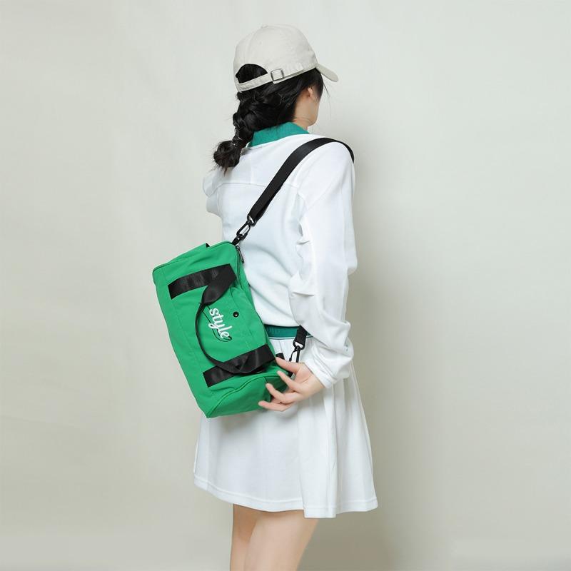 Waterproof Nylon Crossbody Bag Spring/Summer Boston Cylinder Bag Horizontal Pillow Bag Fashion Handbag