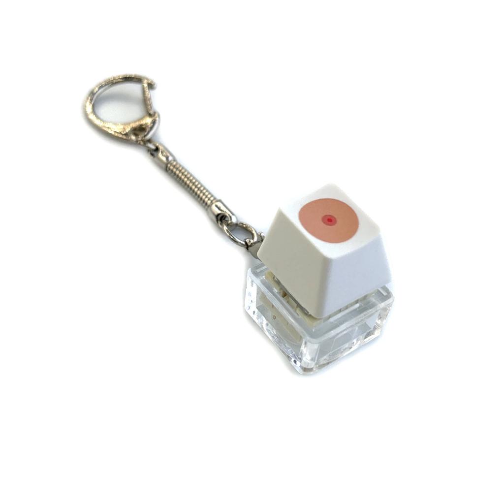 Decompression Keychain Mechanical Keyboard Button Keyring Fingertip Key Cap Pendant Antistress Toy