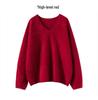 Women's V-Neck Slim-Fit Pure Cashmere Pullover Sweater - Soft & Luxurious Autumn/Winter Style