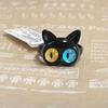 Funny Black Green White Cat Monster Ring Big Eyes Sweet Cool Cartoon Cute Girlfriends Couple Open Ring Gift Jewelry