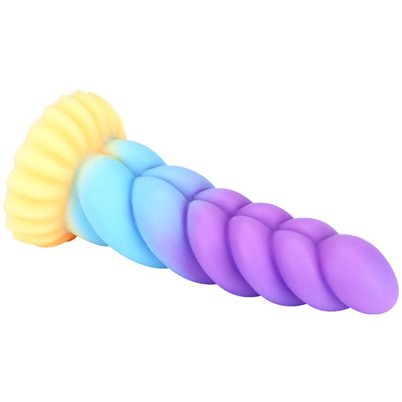 Intestines Anal Plugs Mixed Colored Silicone Dildo Penis Simulation Big Penis Alternative Sex Adult Products