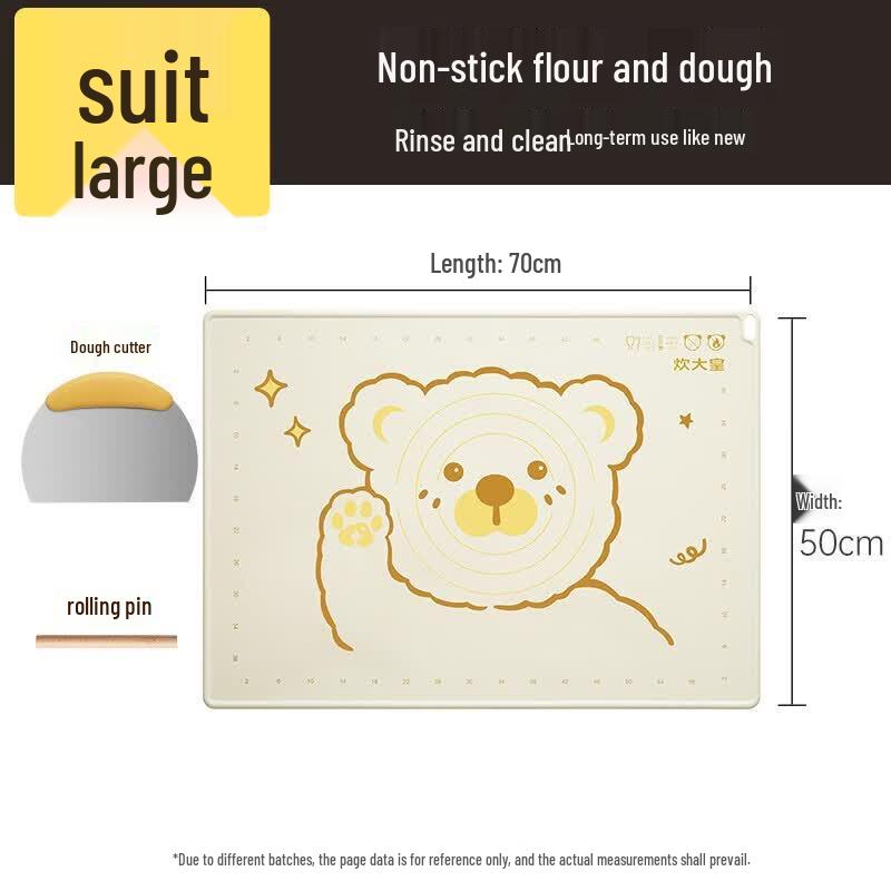 COOKER KING Food-Grade Silicone Kneading Mat