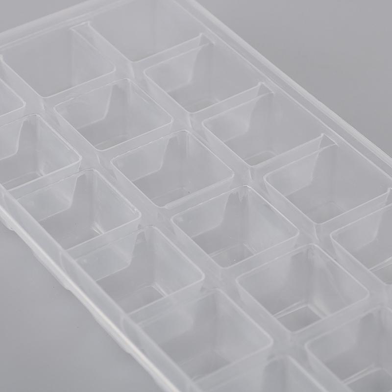 21Grid Ice Cube Pudding Maker Form Kylskåp Ice Mould Brick Tool Plast Bar