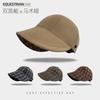 Versatile Double-Sided Checked Duck Tongue Fisherman'S Hat Children'S Season Outdoor Sunshade Uv-Proof Equestrian Hat