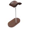 Walnut Headphone Stand Headset Holder with Aluminum Alloy Supporting Bar Wood Base for Gaming Headphones Display