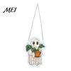 Autumn Harvest Home Decor Halloween Ghost Acrylic Puzzle Suncatcher, Colorful Window Hanging Ornament, Stained Cute Gift for Friends Glass Style