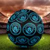 Fußballmannschaft City FC Aufdruck Größe 5 Fußball, Standard-Matchball für Sportspiele und Mannschaftstraining, Ideales Geschenk für Fußballfans