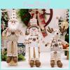 Whimsical European Style Hanging Doll Christmas Decorations Featuring Snowman And Elk