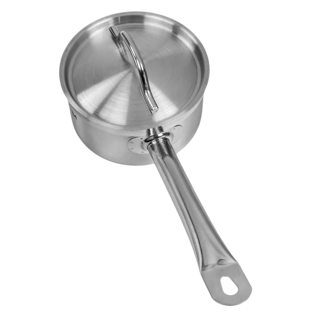 Tall Catering Saucepan with Lid Mega-M PRO 1.3l Dia. 14 Cm X H 8.5 Cm N