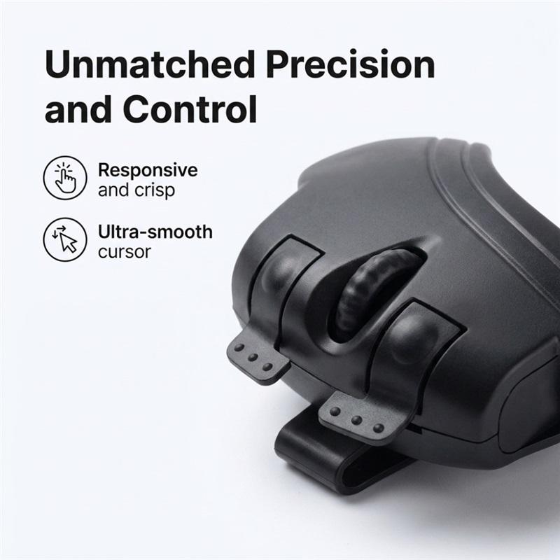 Finger Ring Mouse 1000DPI Easy Control High Efficiency Wireless Finger Ring Mouse Portable Rechargeable 2.4GHz for Office