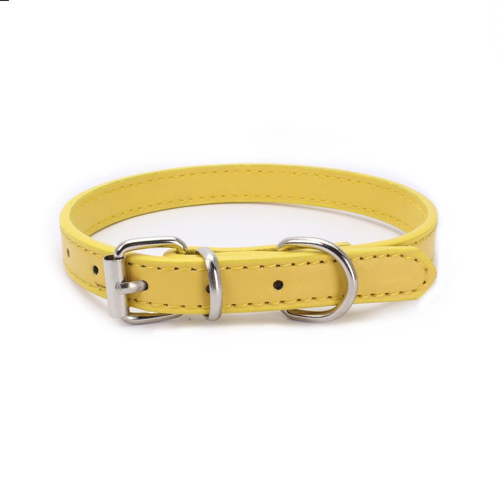 Light Plate Dog Collar Alloy Tube Buckle Dog Chain