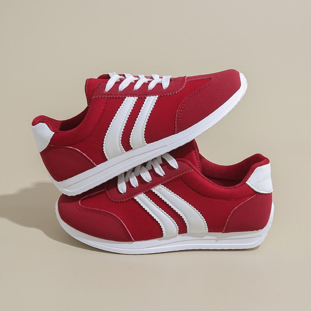 

Fashion New Casual Sneakers Fashion All-match Running Shoes Breathable Lightweight Sports Women s Shoes Zapatos De Mujer 35 красный