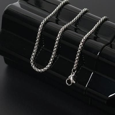 Venetian Chain 2.5mm S/S Silver Bm251N1092 Men's and Women's Necklace