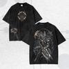Lord Of The Rings Shirt Sauron Vintage Graphic Tee Dark Fantasy Streetwear Gift For Tolkien Fans Men Women Cotton Tshirt Y2k