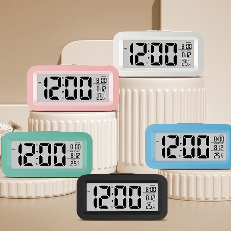 Multi Color High Volume Alarm Clock Wake-up Alarm Clock Simple Multifunctional Bedroom Decoration Mini Electronic Alarm Clock