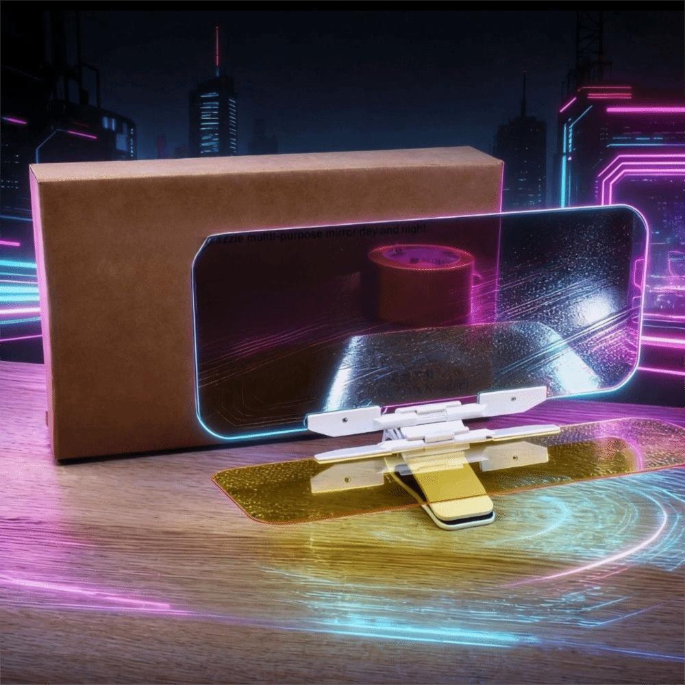 High-Transparent 2 in 1 Car Sun Visor Dual Use Night Driving Shield  Day Driving