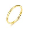 Rose Gold Titanium Steel Thin Korean Style Pinky Ring for Women