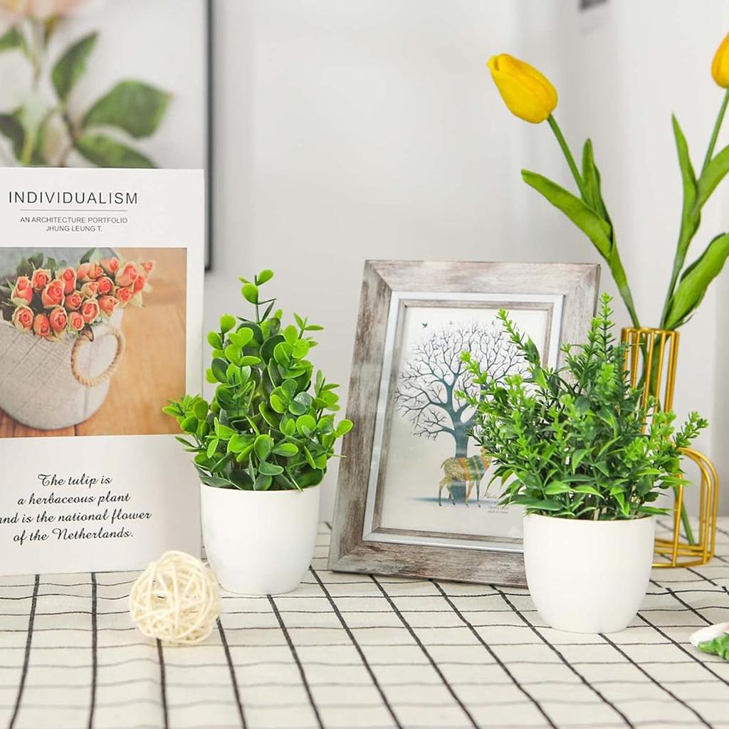 Artificial Plant Potted Lavender Potted Home Decoration Small Round Pot Fresh Green Life