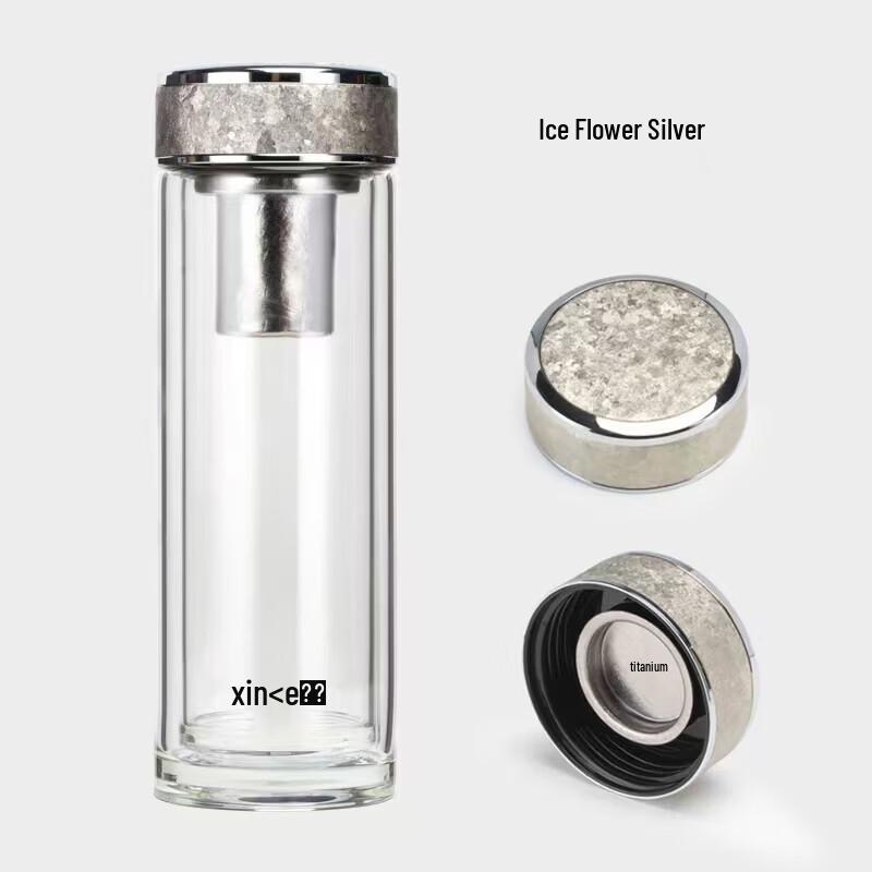 Xinke Double-Layer Tea Infuser Glass Mug