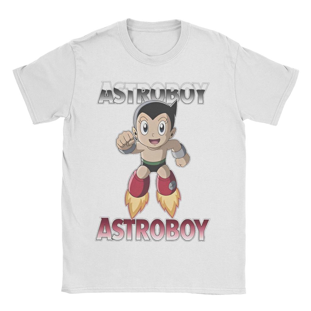 Astro Boy   TShirt Summer  Anime  Hippie T Shirts Unisexs Pure Cotton Crew Neck Plus Size Clothing Short Sleeve YK Casual Tops
