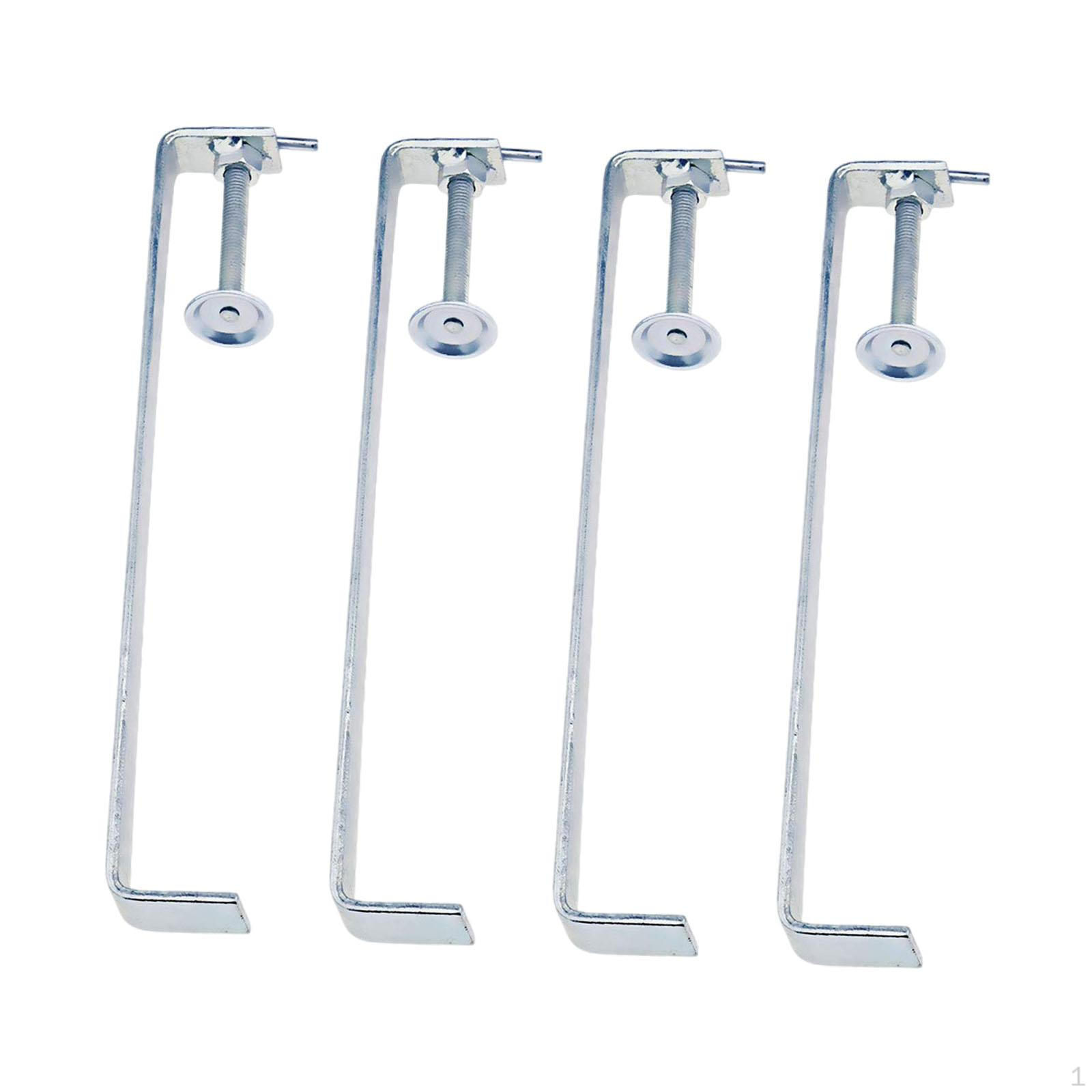 

4 Pieces Brick Clamping Clips Holder for DIY Projects And Construction length 20cm