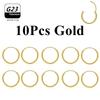 1/10pcs G23 Titanium Hoop Earring For Women Piercing Nose Ring ASTM F136 Body Jewelry Accessories New