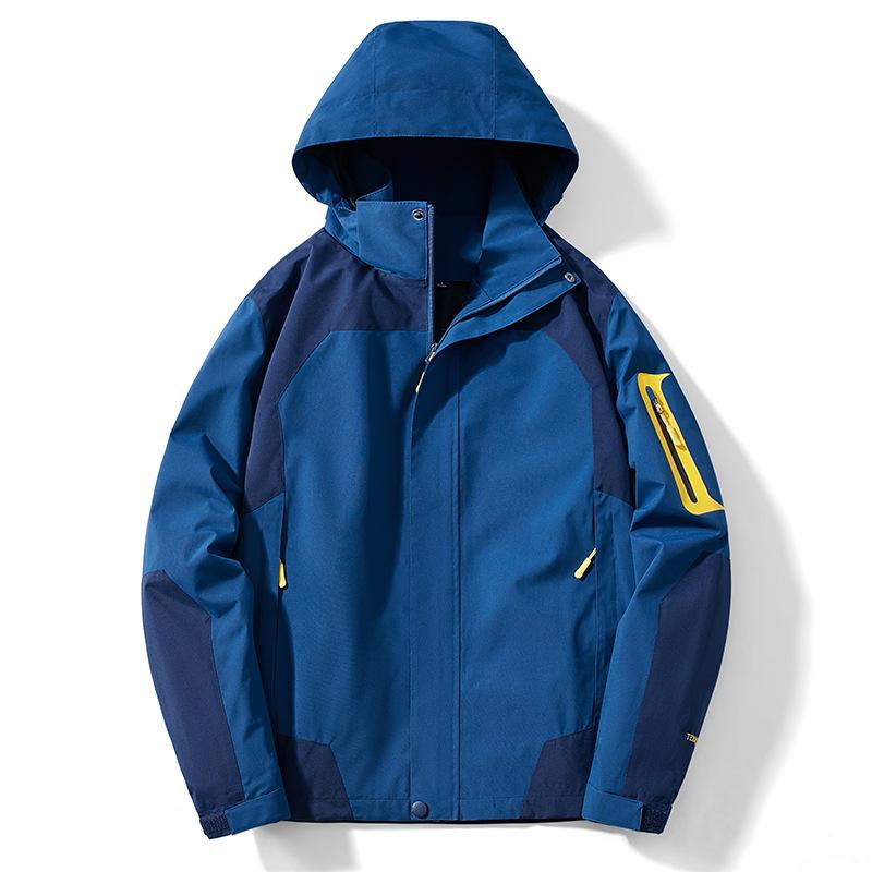 Wasserdichte Kapuzen-Wanderjacke für Damen und Herren für Herbst/Winter