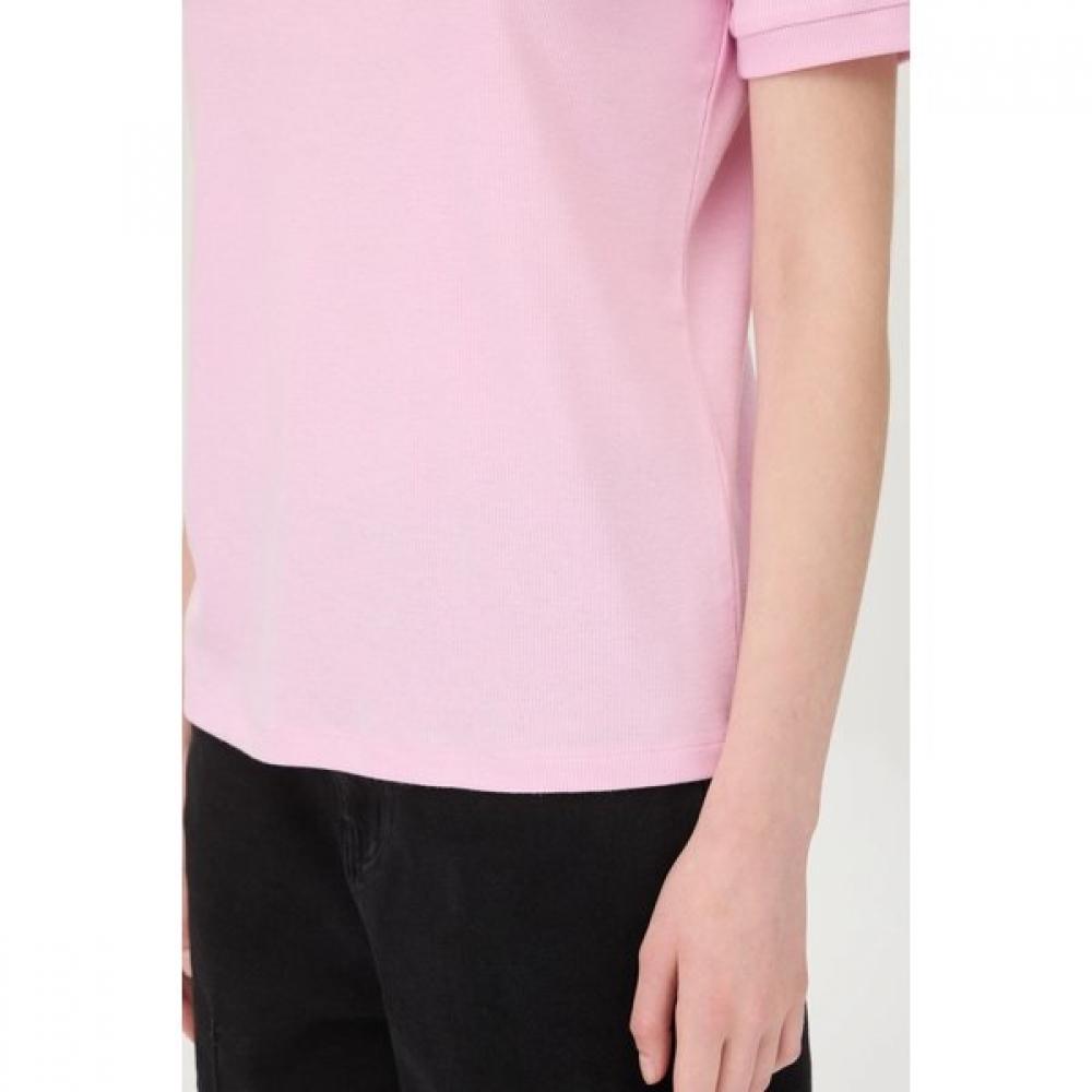 Benetton Ribbed Collar T shirT baTse8541