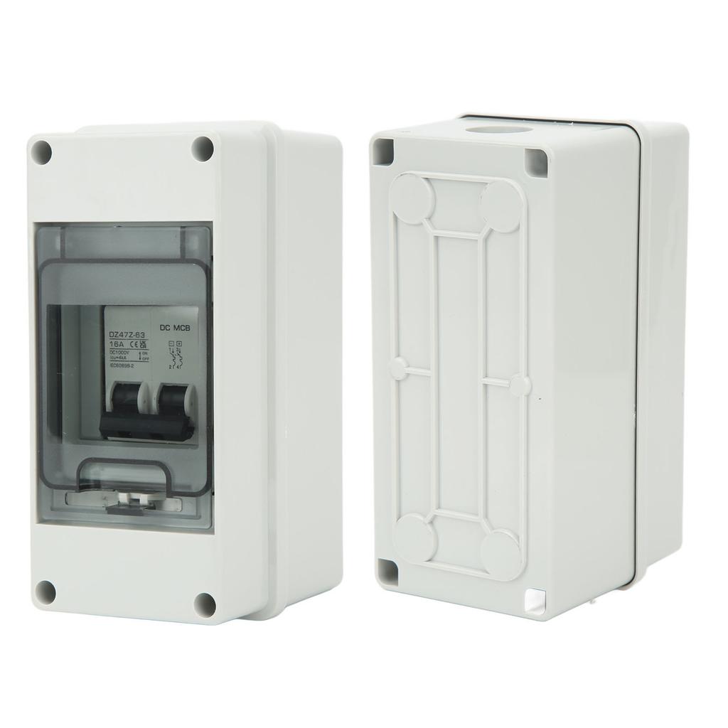 2P Miniature Circuit Breaker 16A IP65 Waterproof DC Disconnect Switch for Solar Photovoltaic System