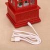 Large Luminous Telephone Booth Snow Globe - Creative Christmas Ornament & Gift
