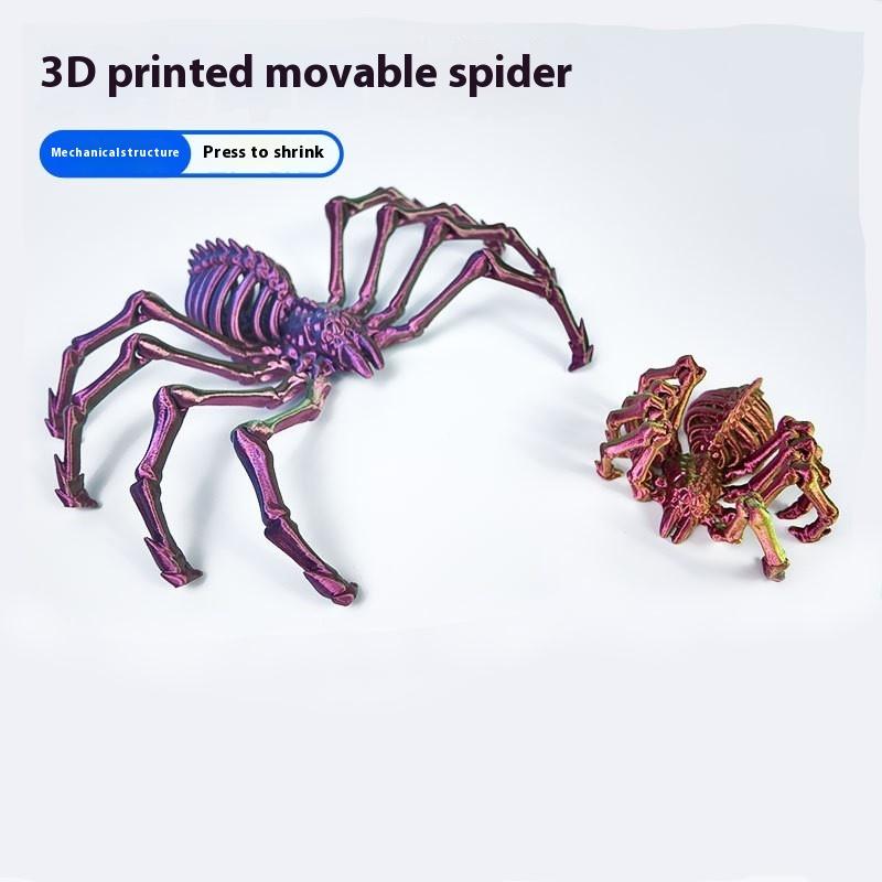 3D Printed Spider Simulation Toy, Movable Joints, Movable Joints, Creative Model, Desktop Decoration, Collection Ornaments, Gift