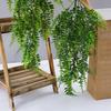 Artificial Plant Fastness MultiFunctional Realistic Looking Decorate Unfading Hanging Wall Decor Fake Plant Rattan Home Supplies
