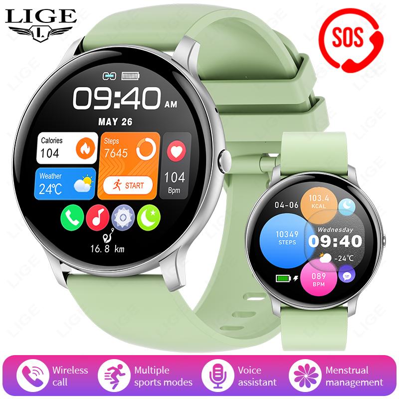 Bluetooth Call Smart Watch 1.39" Women Custom Dial Watches Men Sport Fitness Tracker Heart Rate Smartwatch For Android IOS
