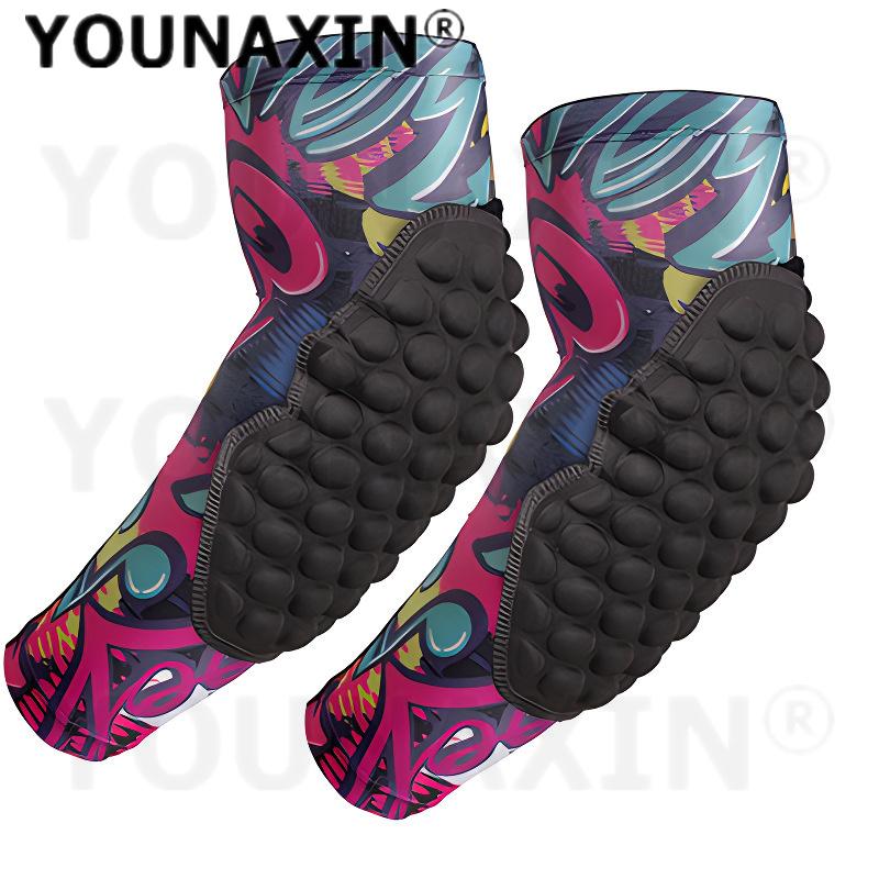 1 Pair Unisex Boy Running Basketball Arm Guard Sleeve Brace Child Football Baseball Girl's Cycling Sports Support Elbow Pad