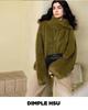 Autumn/Winter 2026 Slimming Faux Fur Cashmere Wool Mulberry Silk Pullover Sweater