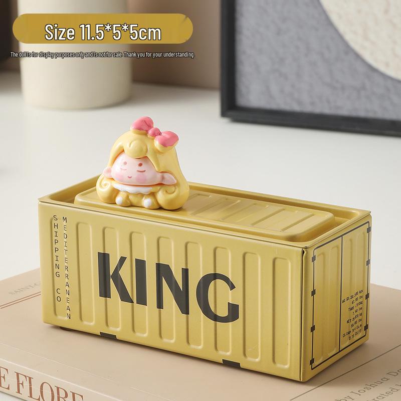 

Mini Industrial Tin Storage Box - Scene Props & Ornaments