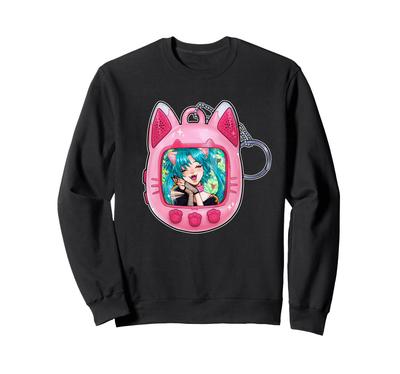 Tominyachi Cat Girl Y2K Anime Cat Pink Tamagotchi Vapor Trainer