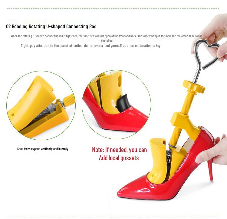 Unisex Shoe Stretcher and Instep Lifter for High Heels