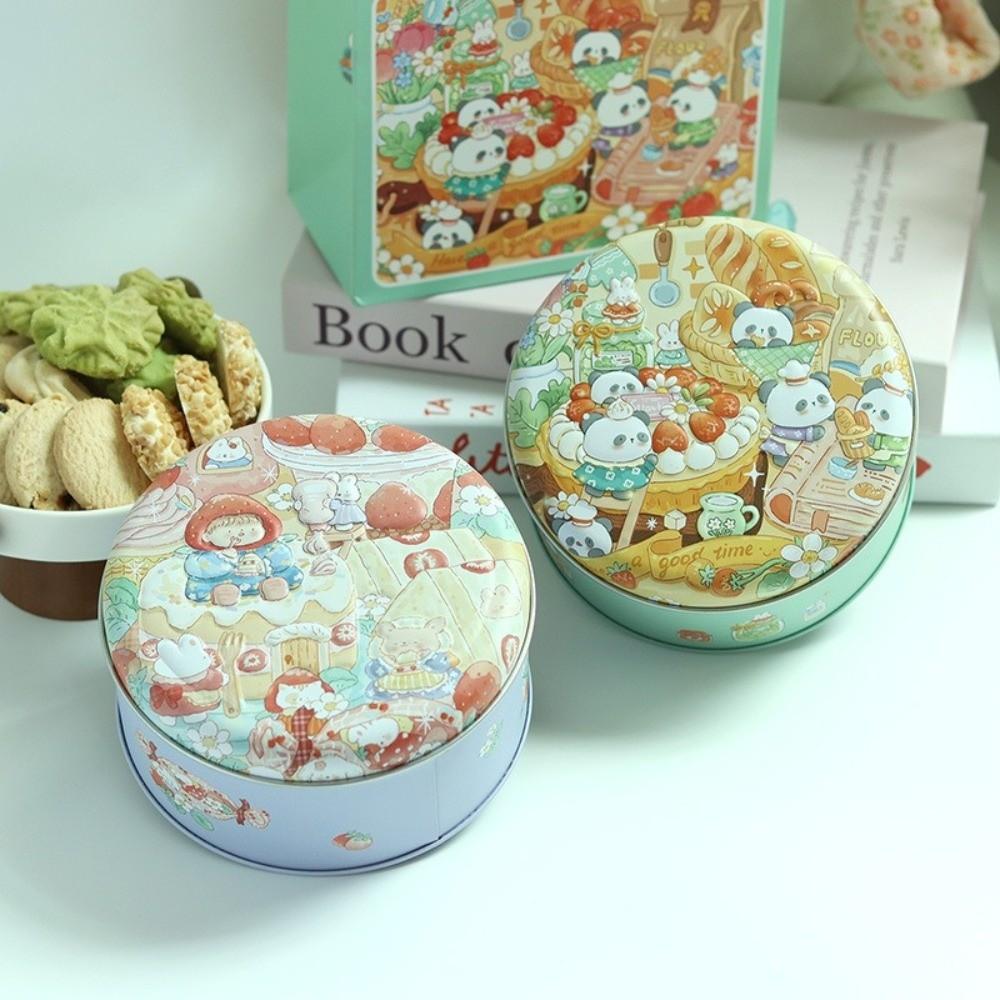 Cartoon-Muster Süßigkeiten-Aufbewahrungsbox 3D-Relief Geschenkverpackungsbox Backverpackung