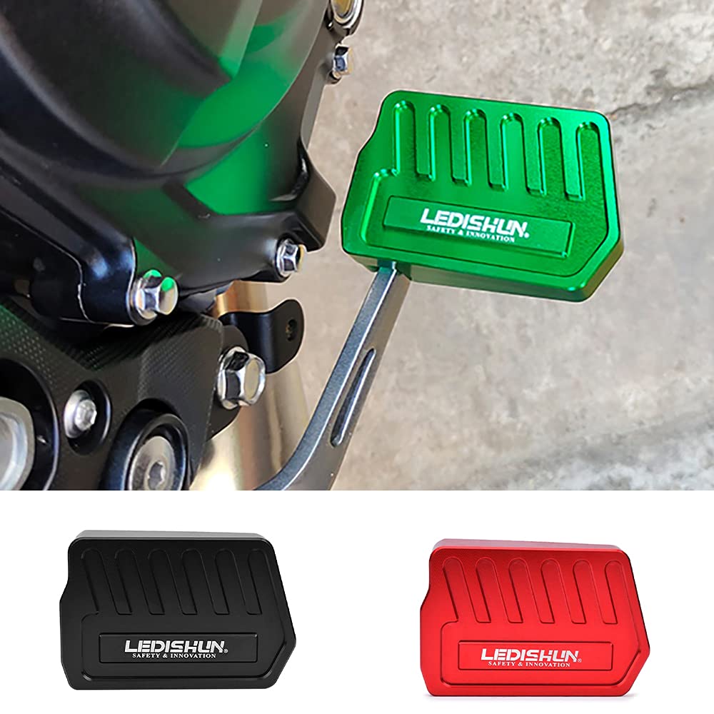 

LEDISHUN Накладка-удлинитель педали тормоза Применимо для Kawasaki NINJA400 Z400 2018-2023 (зеленый) зелёный
