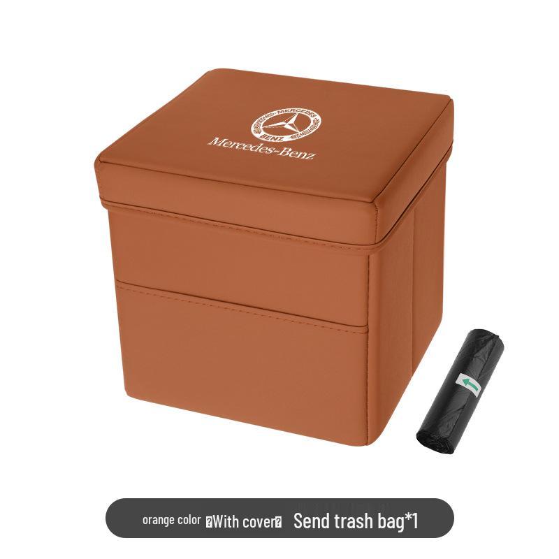 Foldable Multi-functional Car Trash Can & Storage for Mercedes EQS 580/450+ SUV Interior