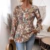 Women's New Bohemian Chiffon Shirt Senior Sense of Thin Shirt Inside The Early Spring