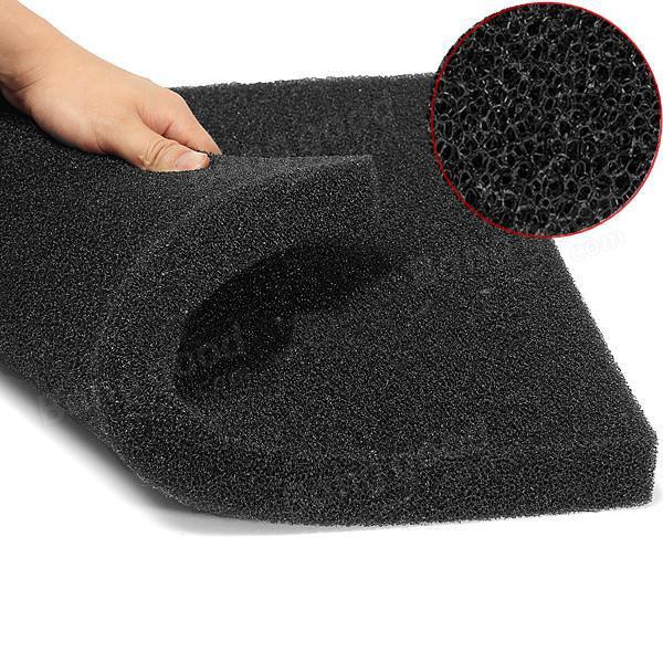 Biochemical Black Aquarium Filter Material for Fish Tanks and Ponds 50*12*2 Medium Hole