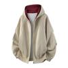 Mens Oversized Hooded Loose Casual Sport Jacket Trendy Plus Size Outerwear